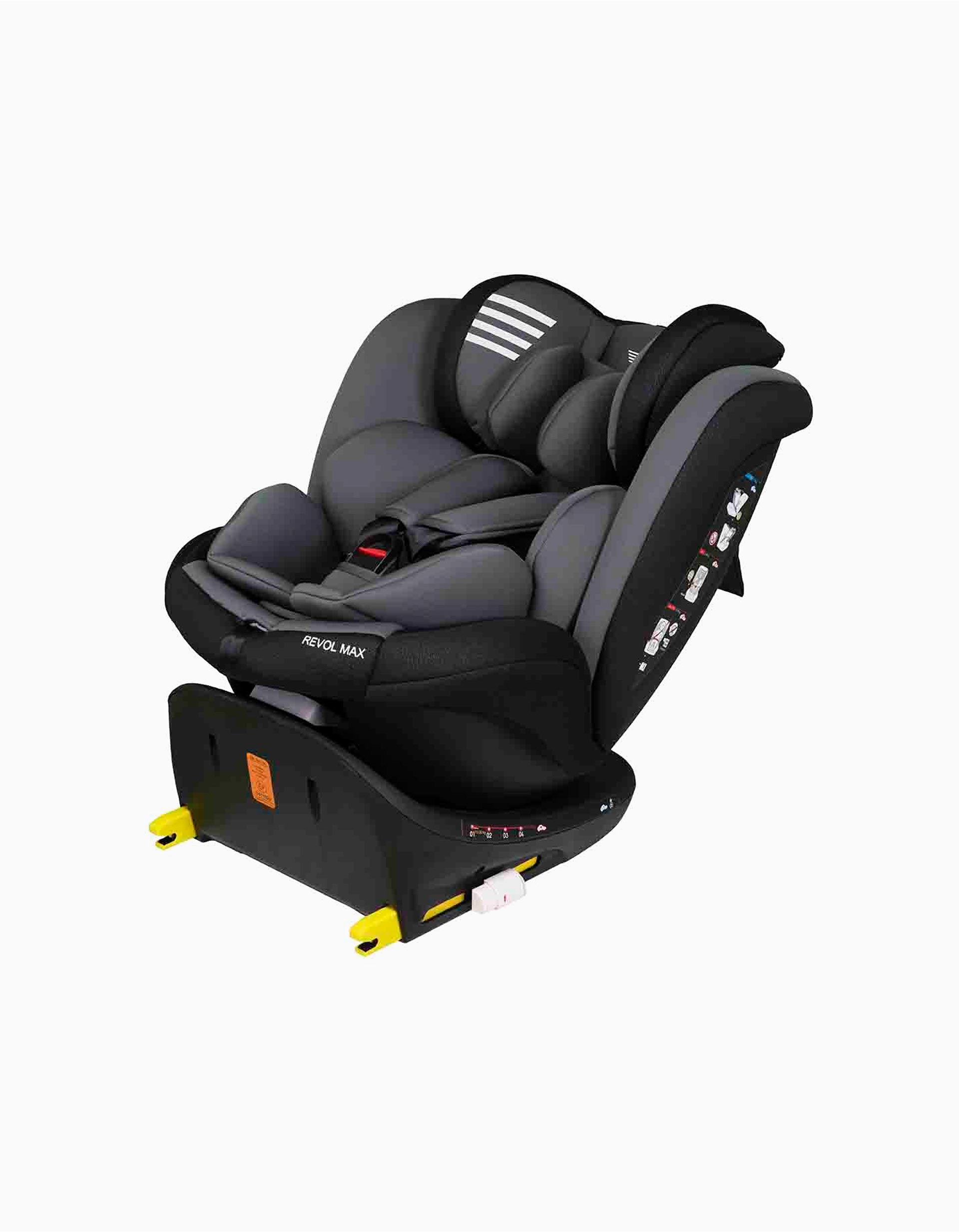 Car Seat Gr0/1/2/3 Revol Max Play Grey Wings