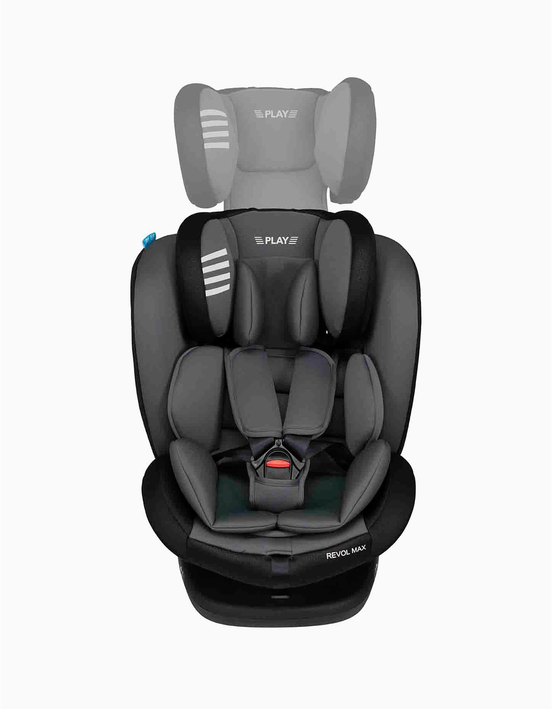 Car Seat Gr0/1/2/3 Revol Max Play Grey Wings