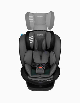 Car Seat Gr0/1/2/3 Revol Max Play Grey Wings