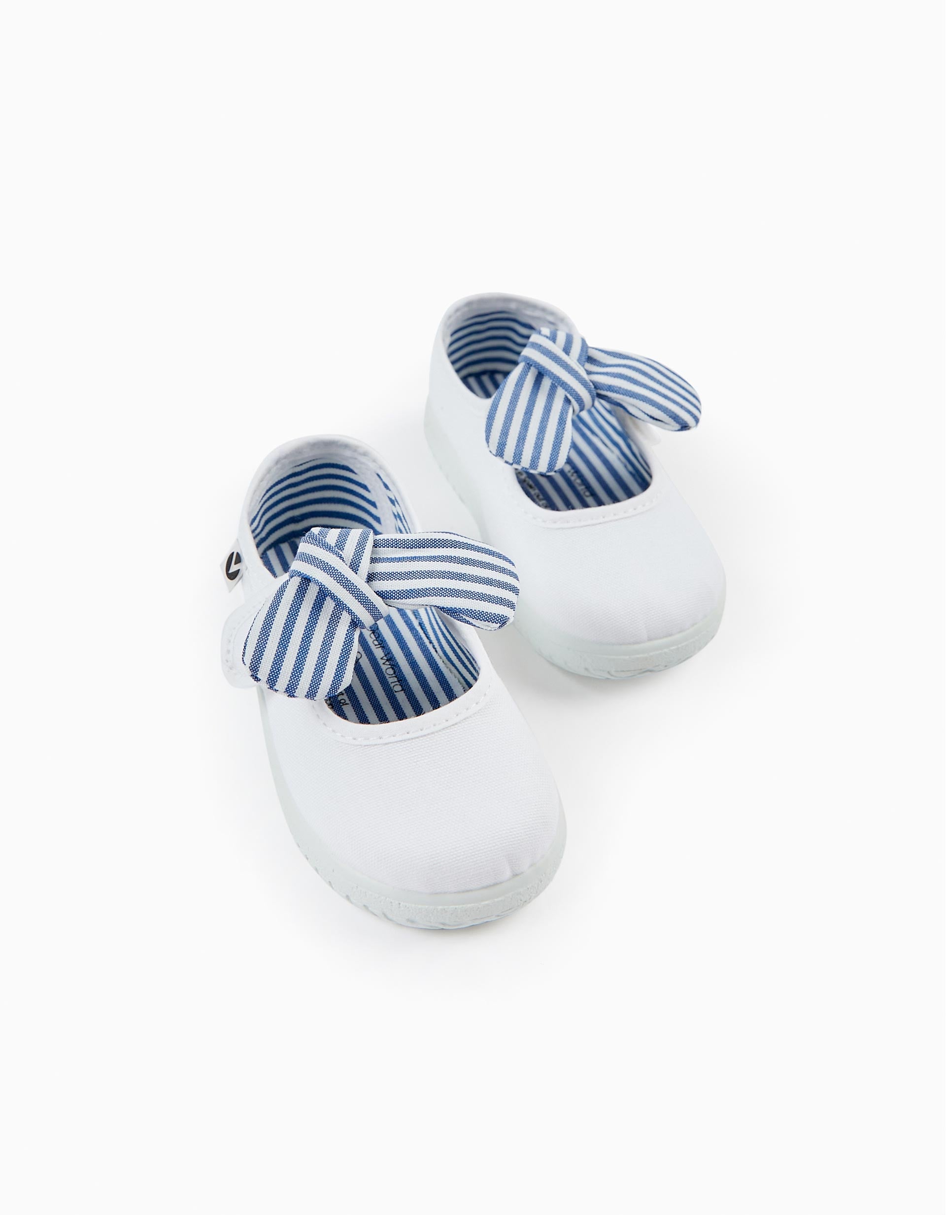 Ballet Pumps for Babies & Girls, 'Victoria', White