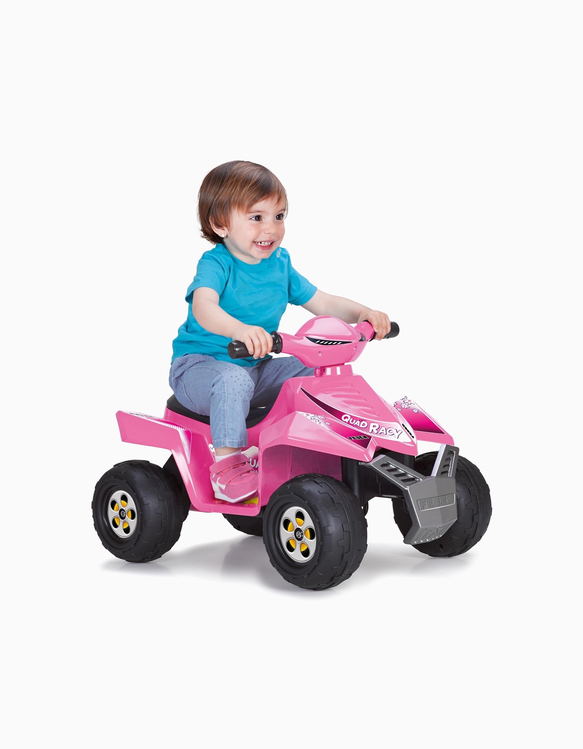 Electric Quad Racy Feber Pink 6V