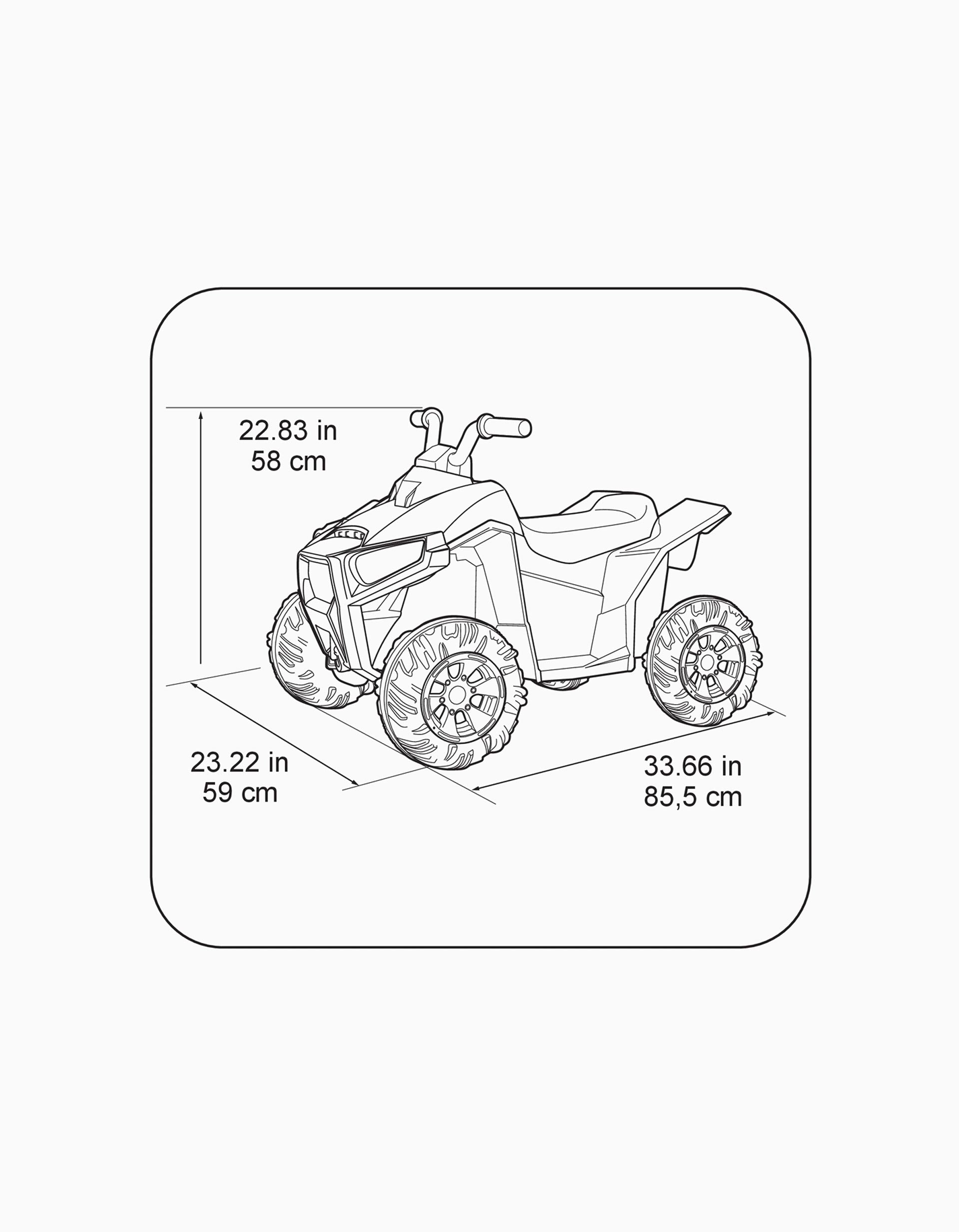 Electric Quad Boxer Ce Feber 12V