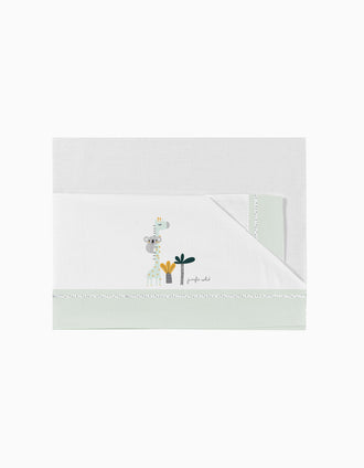 Ensemble de Draps pour Lit de Bébé 70X140 cm Koala Green Bimbichic 3 Pcs. Bimbichic