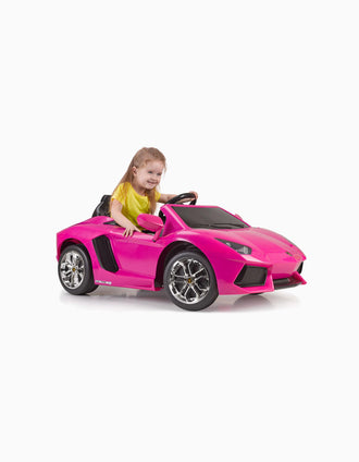 Coche Radiocontrol Lamborghini Feber Pink 6V