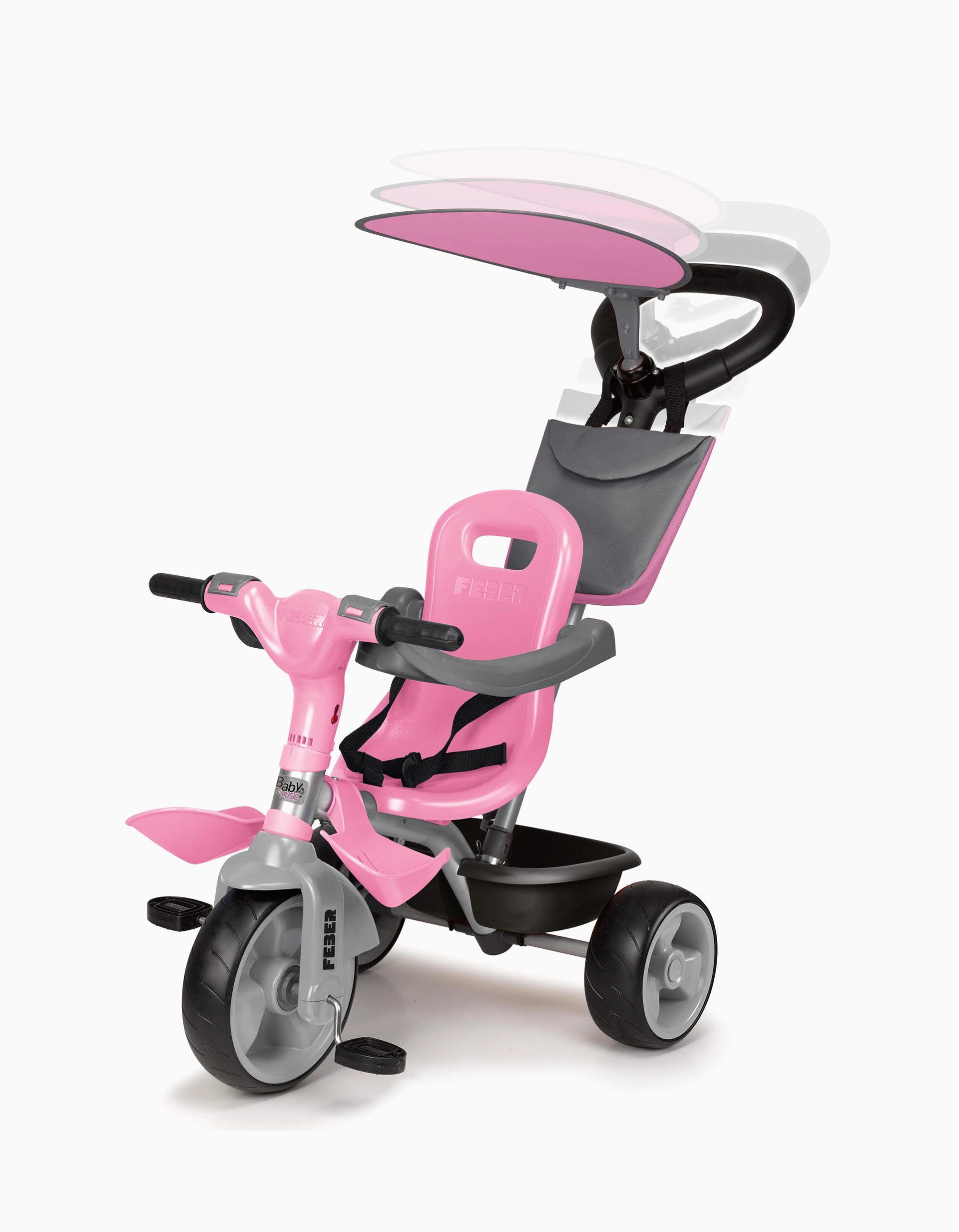 Tricycle Baby Plus Music Feber Pink