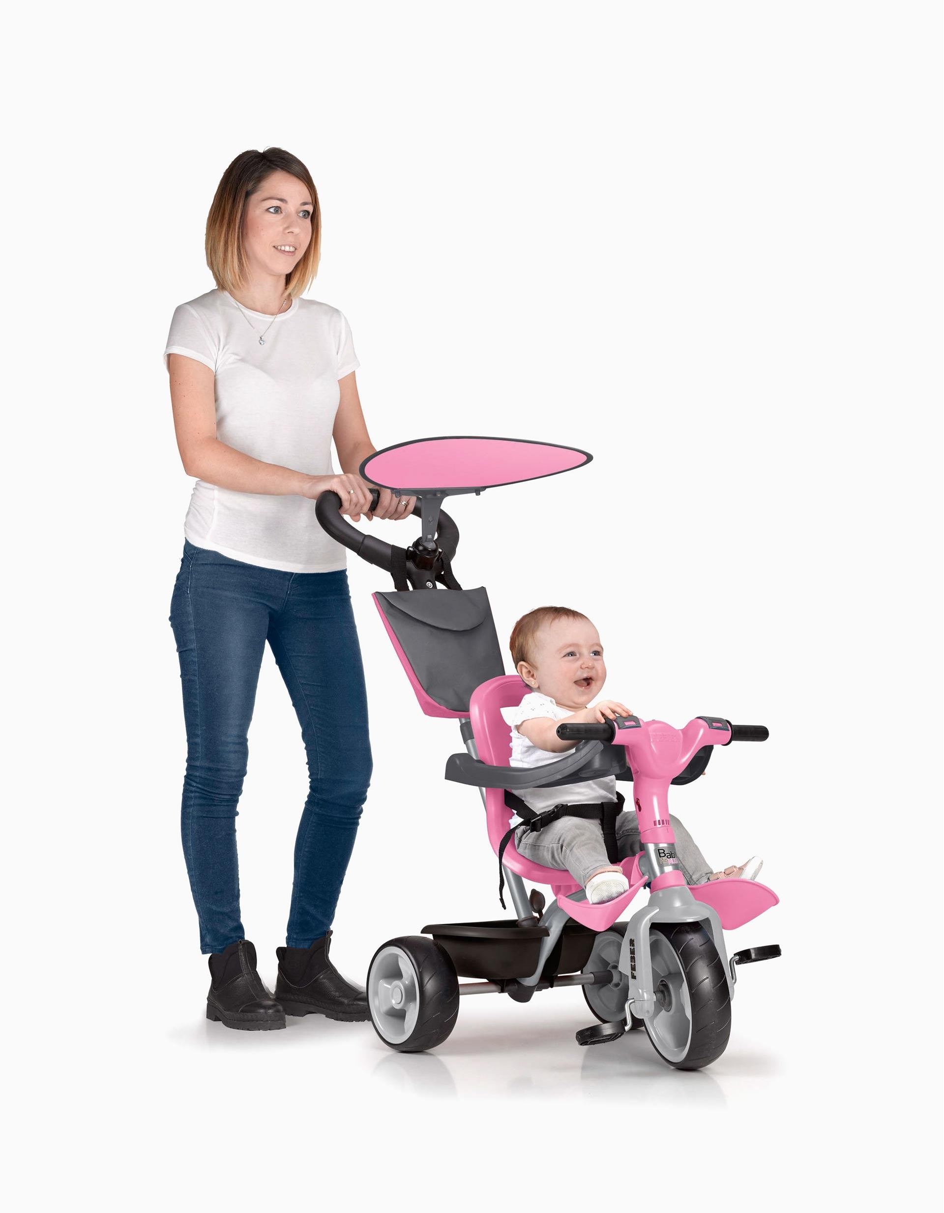 Tricycle Baby Plus Music Feber Pink