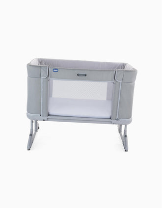 Cuna Next 2 Me Forever Chicco Cool Grey