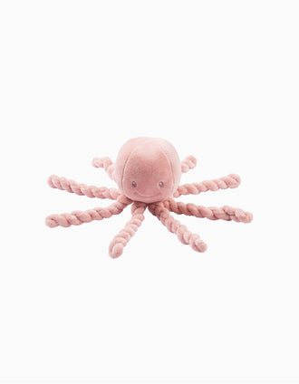 Pieuvre Lapidou Nattou Rose 22Cm