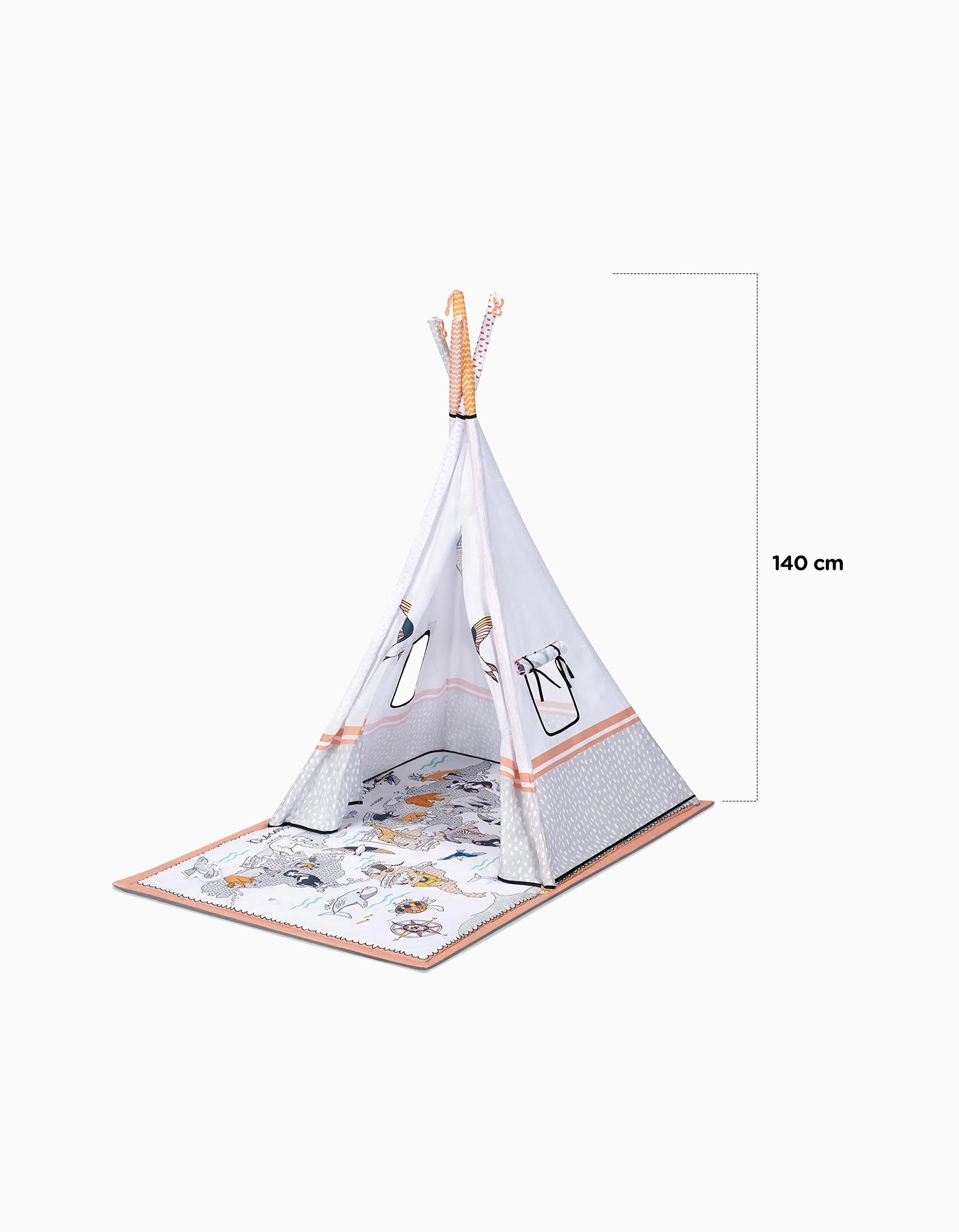 Tapete De Atividades Tipi 3 Em 1 Kinderkraft 0M+