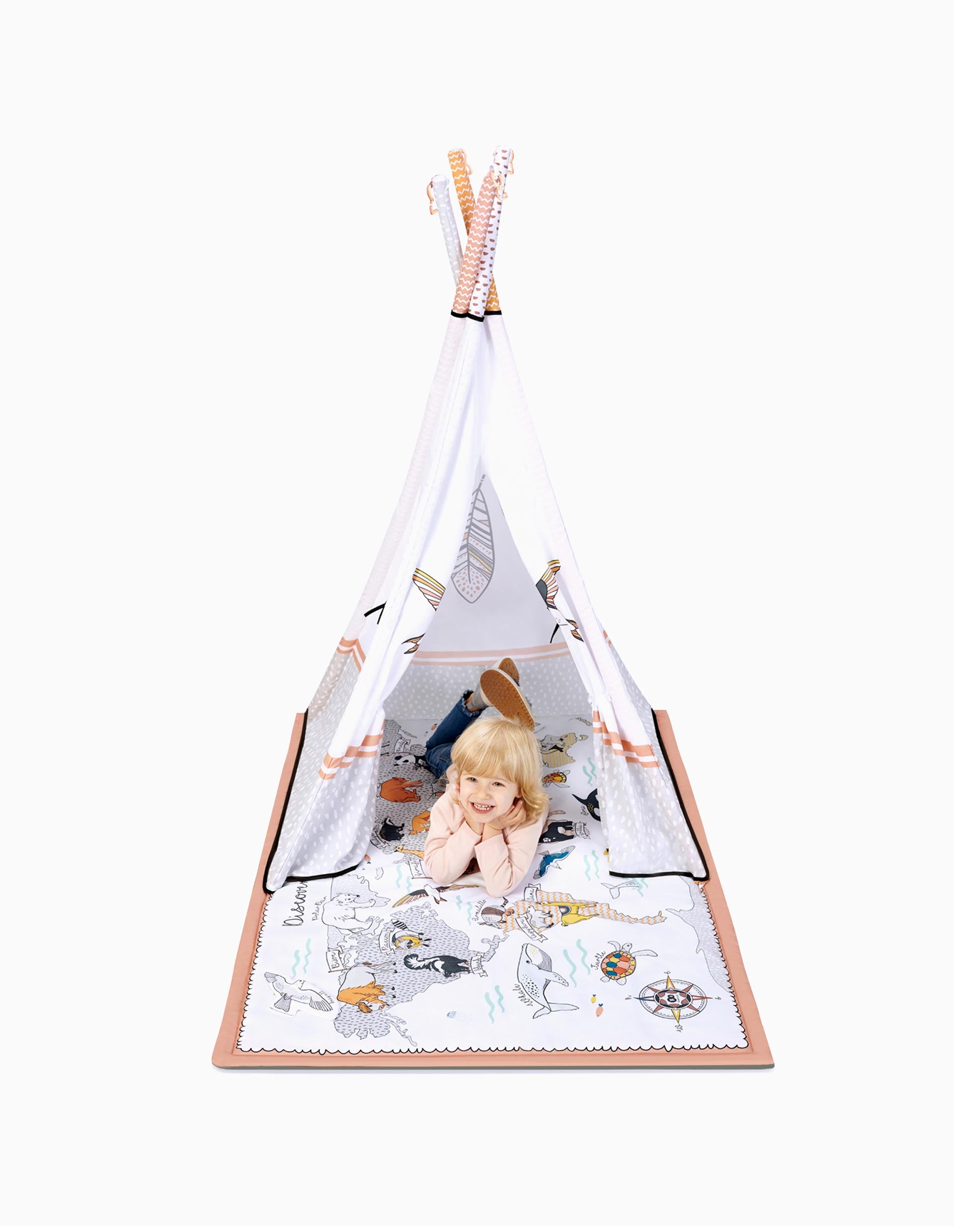 Tapete De Atividades Tipi 3 Em 1 Kinderkraft 0M+