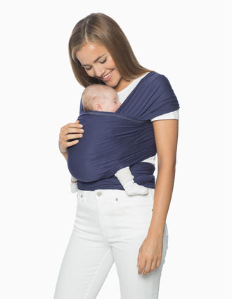 Écharpe de Portage Bébé Aura Ergobaby Indigo