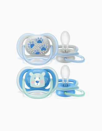 Chupete Ultra Air Silicona Deco 6-18M Philips/Avent 2 un.