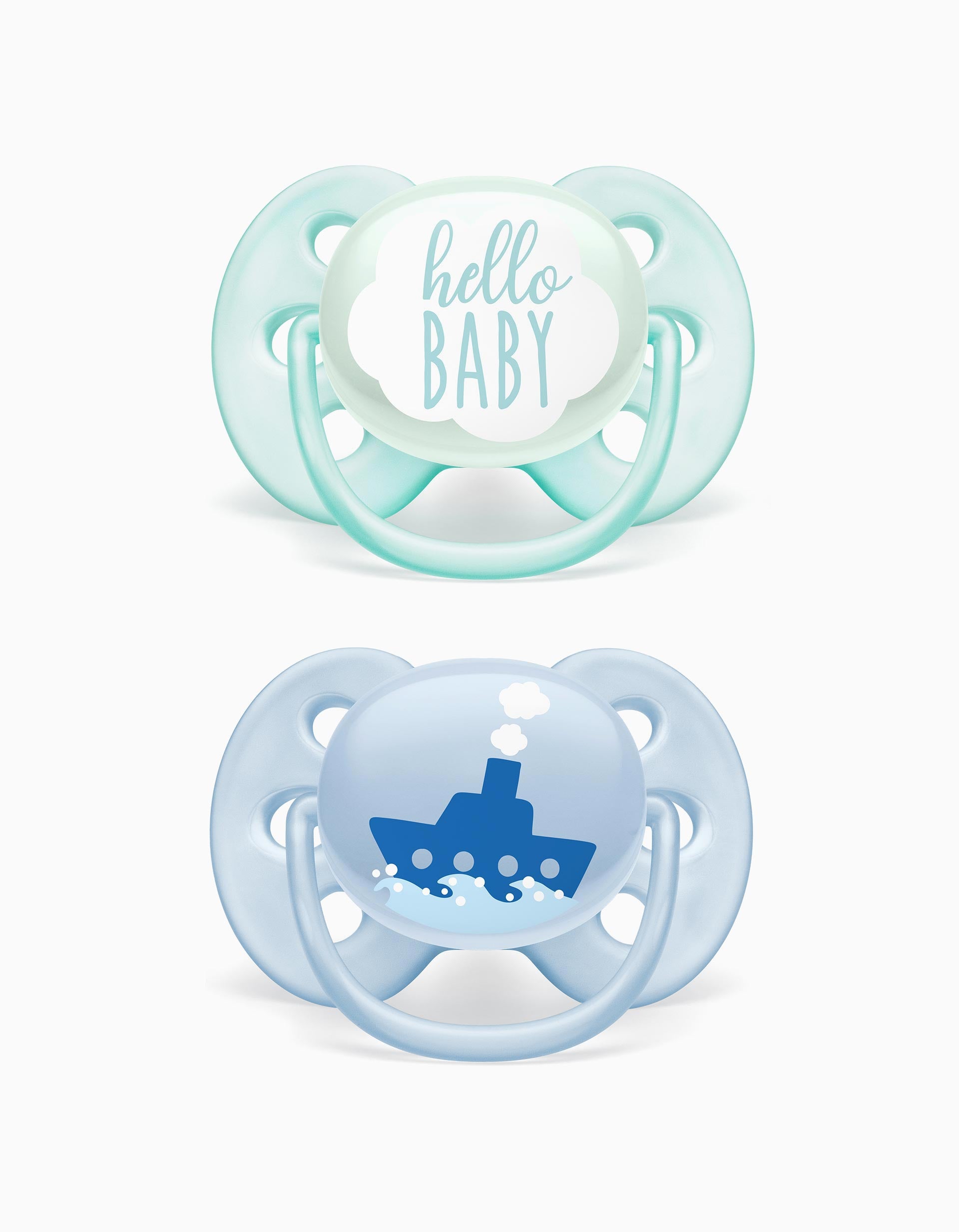 Pacifier Ultra Soft Silicone Deco 0-6M Philips/Avent 2Un.