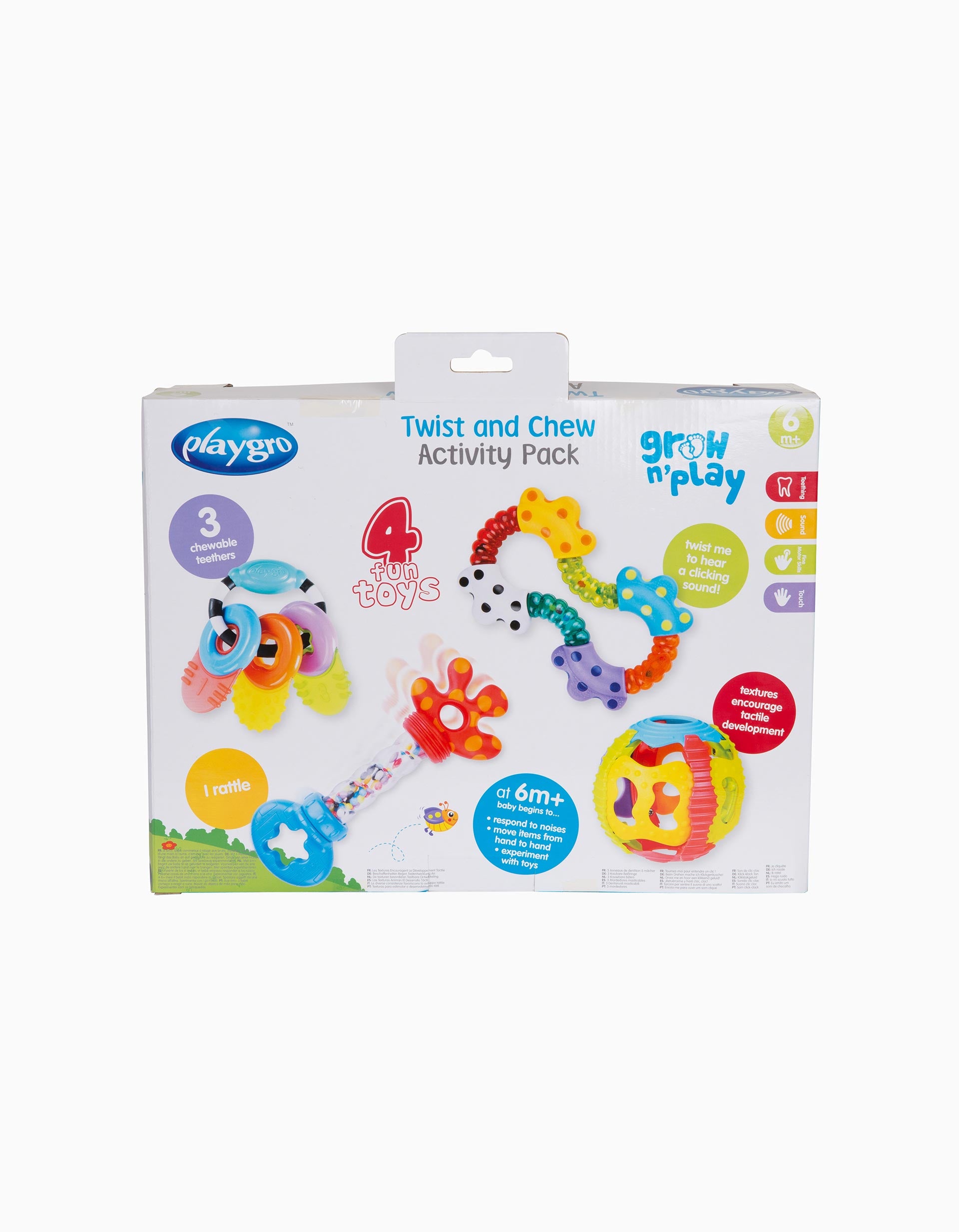 Activitiy Set Twist And Chew Playgro 6M+