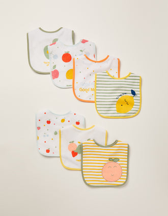 7 Bavoirs Zy Baby Fruits