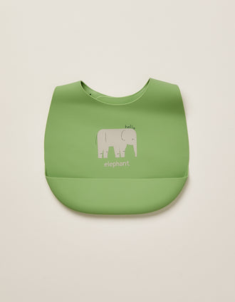 Babero de Silicona Elefante Zy Baby