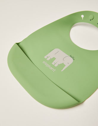 Babero de Silicona Elefante Zy Baby