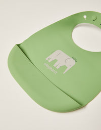 Babero de Silicona Elefante Zy Baby