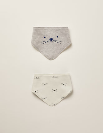 2 Bandanas Nouveau-Né Zy Baby