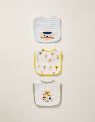 Pack 3 Babetes Menino Zy Baby
