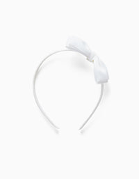 Diadema para Bebé y Niña, Blanca