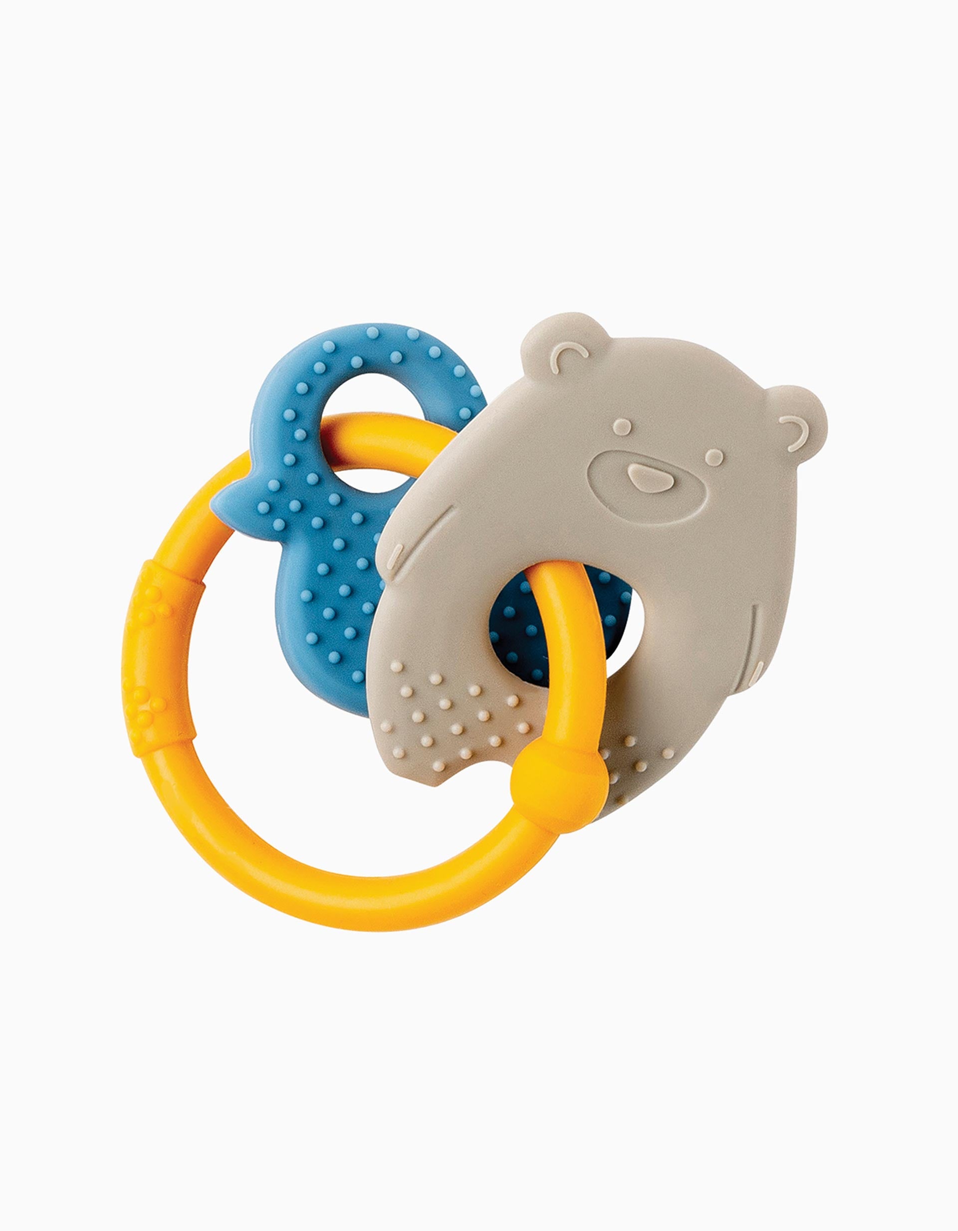 Silicone Teething Ring Bear/Duck Nattou