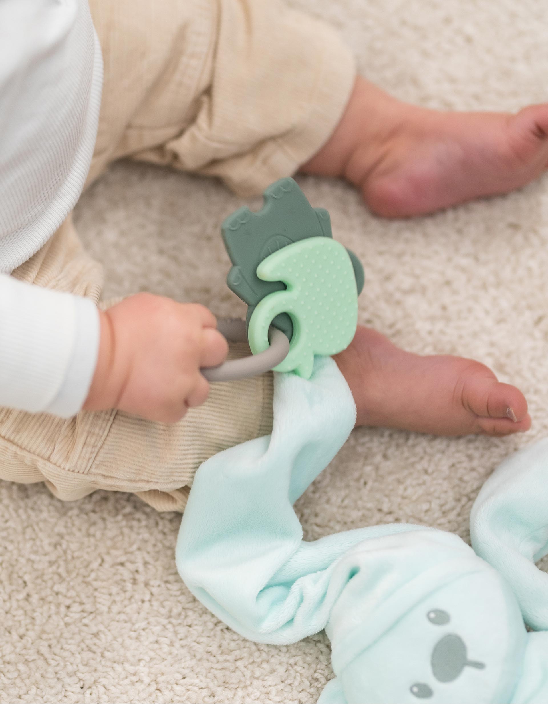 Silicone Teething Ring Elephant/Duck Nattou