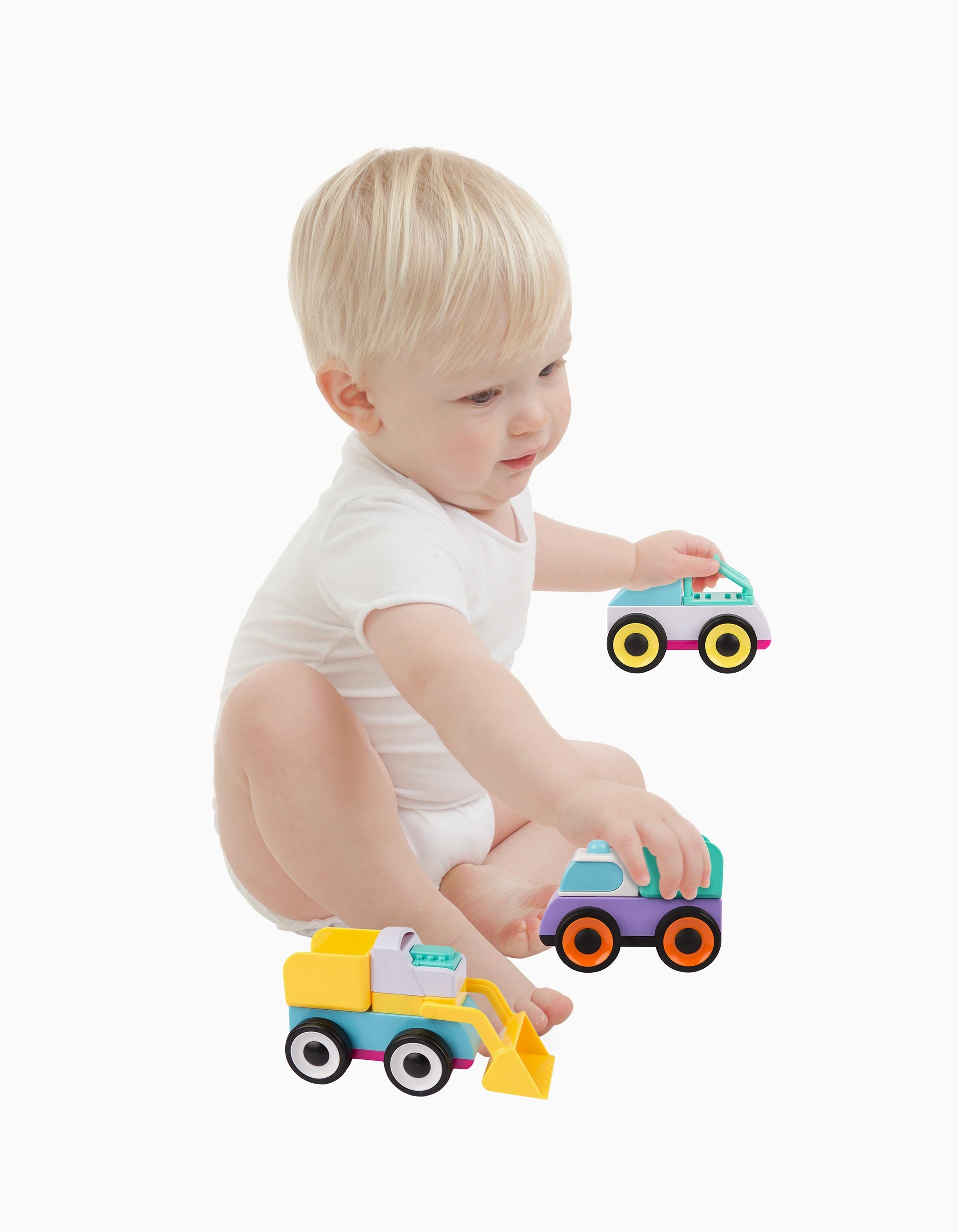 3 Vehicles Mix and Match Playgro