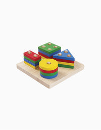 Jogo Das Figuras Geométricas Plan Toys 2A+