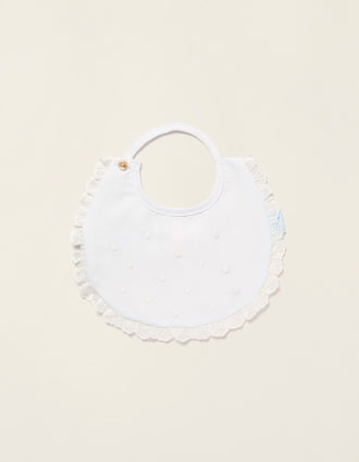 Bavoir Classique ZY Baby Blanc
