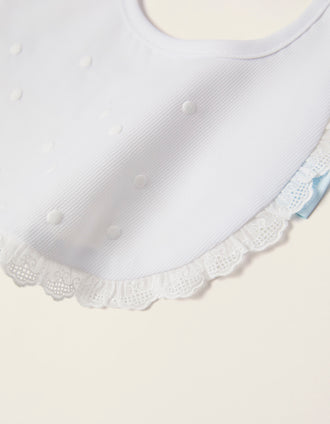 Bavoir Classique ZY Baby Blanc