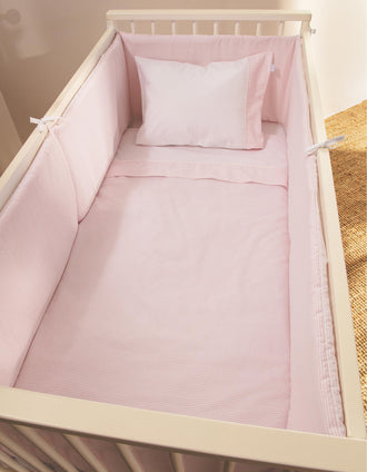 Resguardo De Cama Essential Pink Zy Baby 360