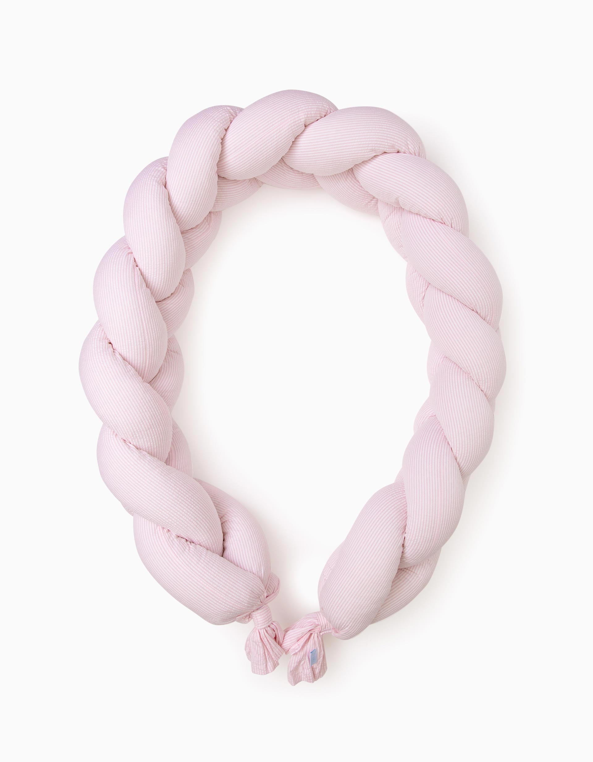 Braided Bed Bumper Essential Pink Zy Baby