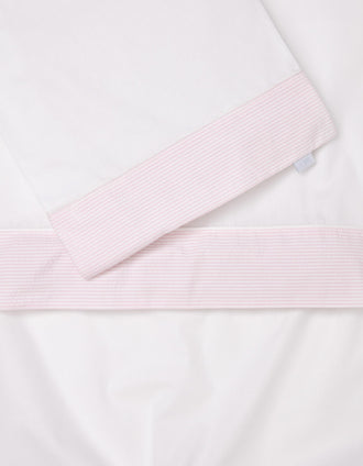 Drap + Taie d'Oreiller 55x90Cm Essential Pink Zy Baby