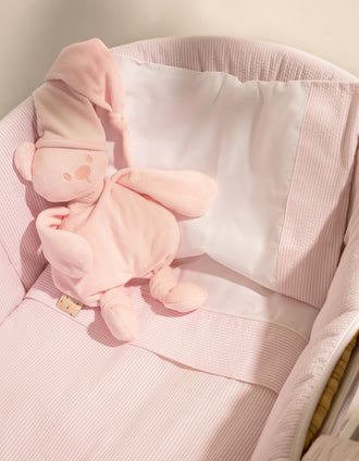 Sábana y Funda de Almohada de Cuna 90X55Cm Essential Pink Zy Baby