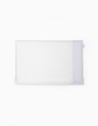 Sábana y Funda de Almohada para Cuna 55 x 90 cm Essential Blue Zy Baby