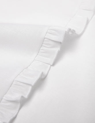 Sábana y Funda de Almohada para Capazo 80 x 50 cm Essential White Zy Baby