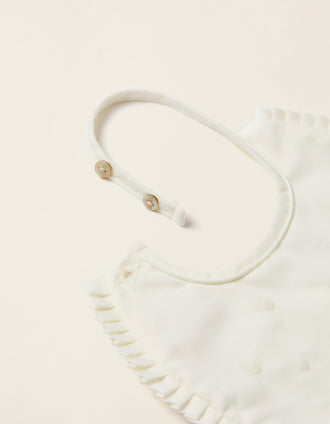 Babero Classic Big Dots Zy Baby Bege 1 un.