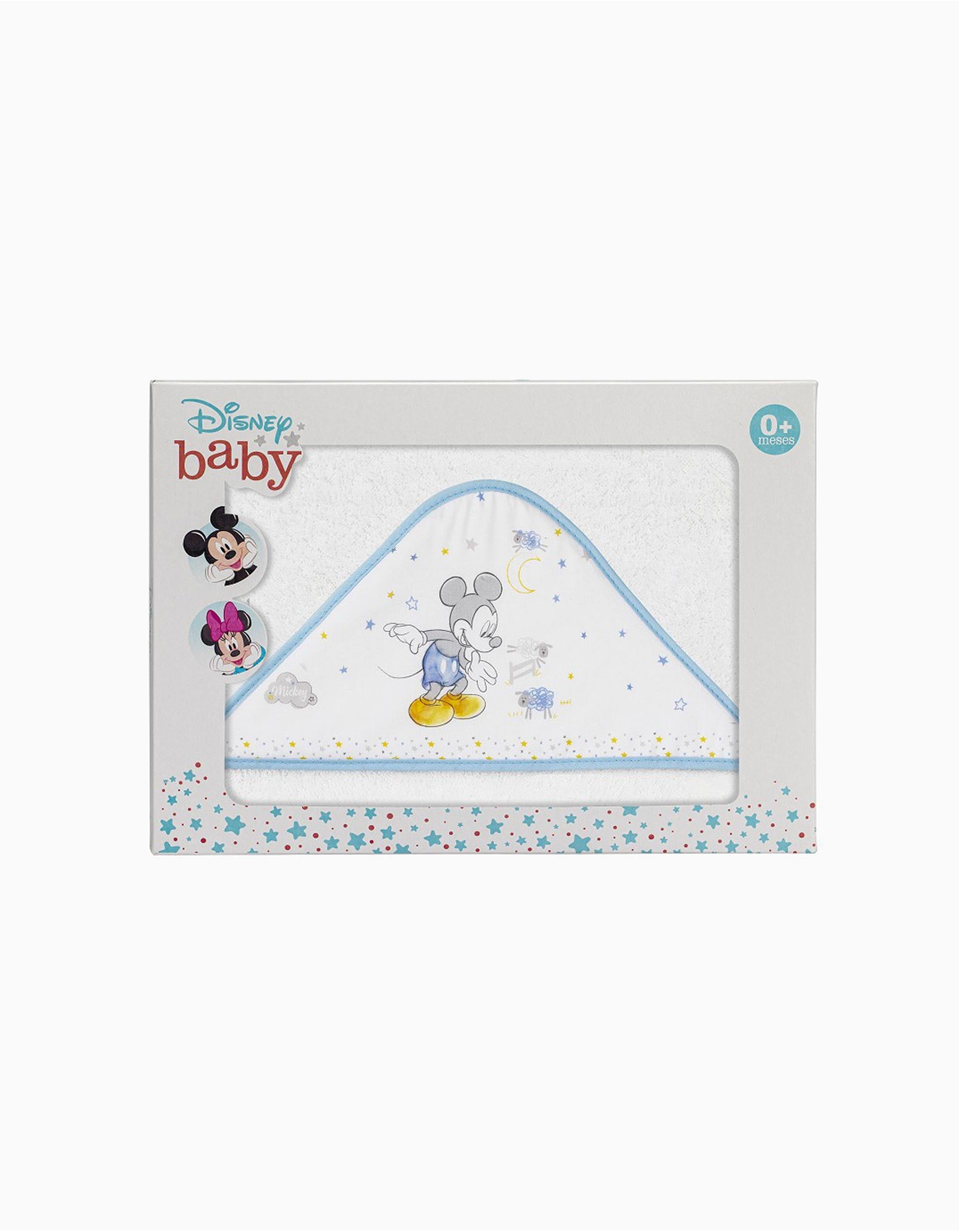 Bath Towel Mickey Disney White/Blue 100X100 Cm