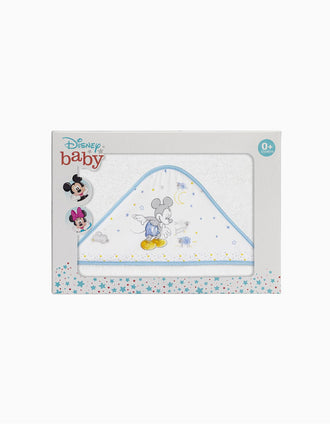 Toalha De Banho Mickey Disney White/Blue 100X100 Cm