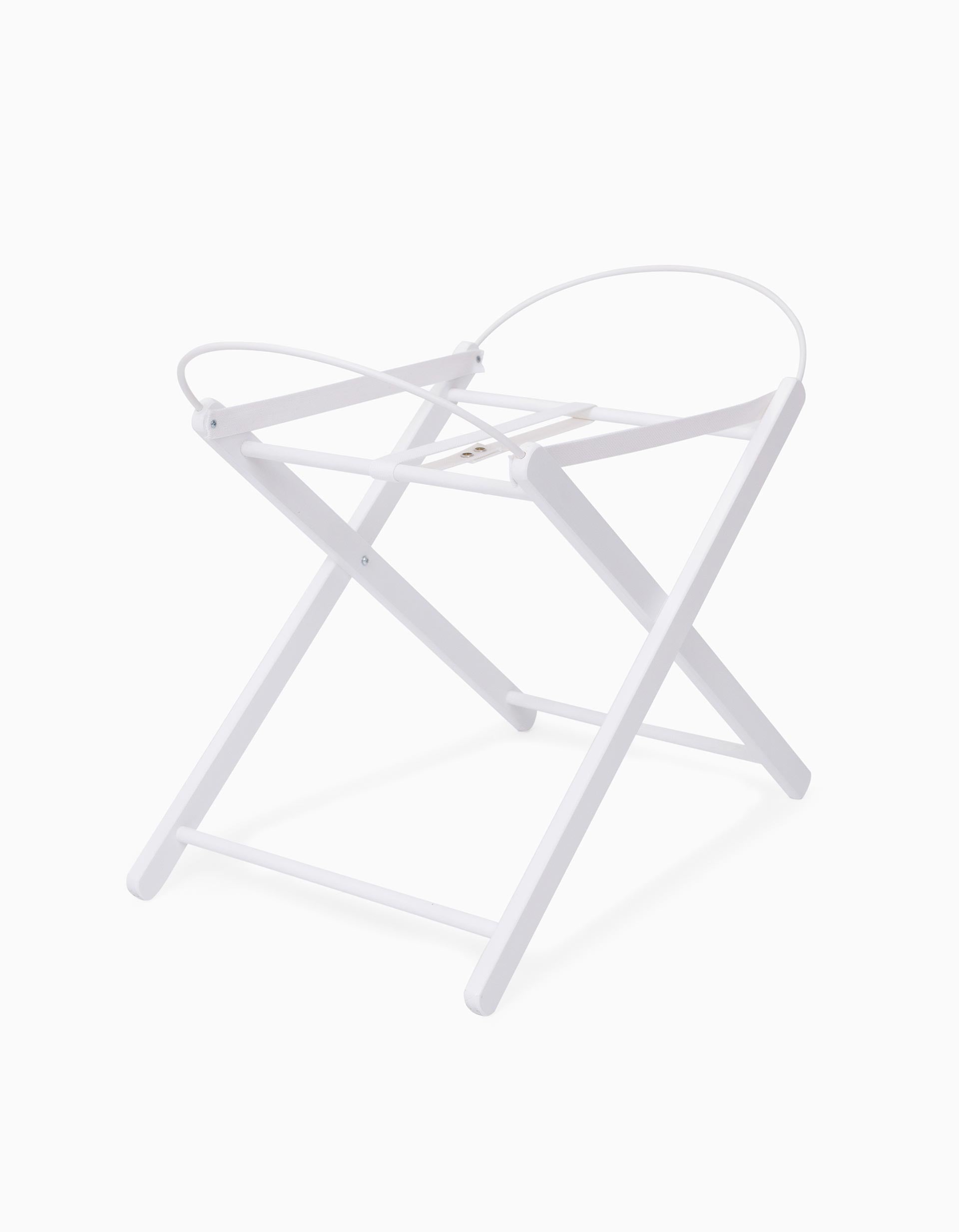 Wooden Stand for Carrycot, White