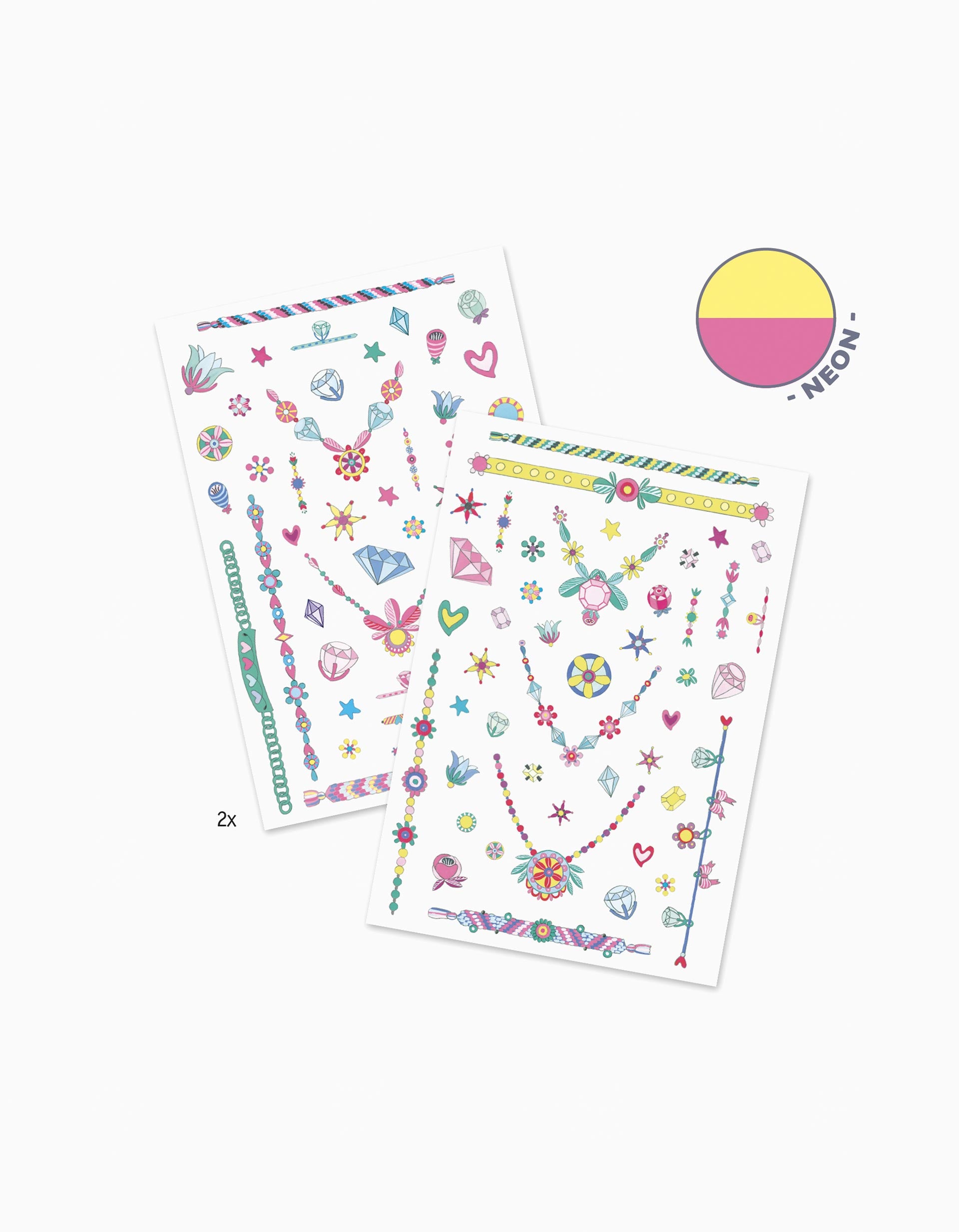 Tattoos Neon Jenni'S Jewels Djeco 3A+