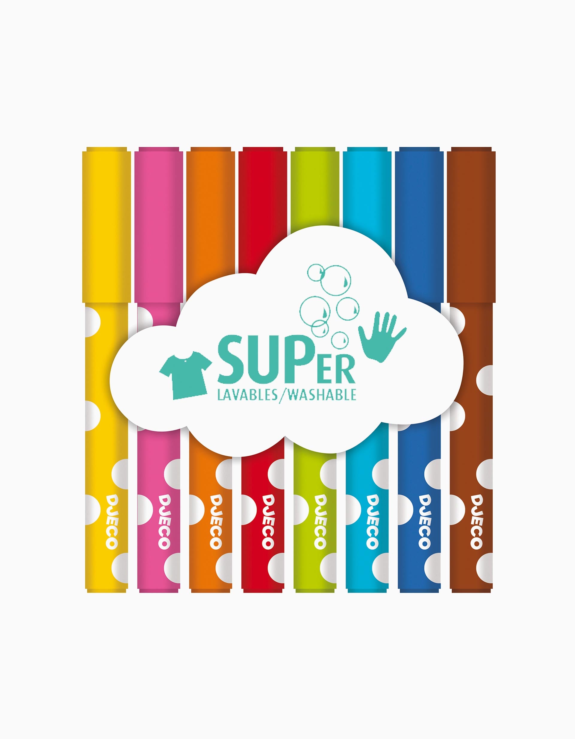 8 Feutres Djeco 18M+