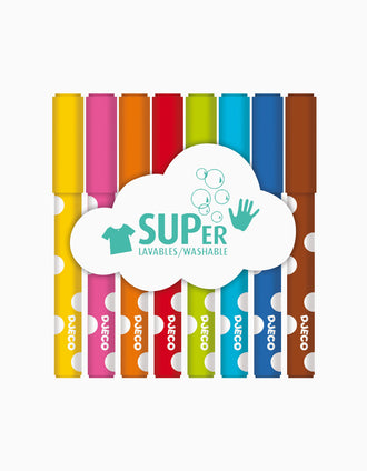 8 Felt-Tips Djeco 18M+