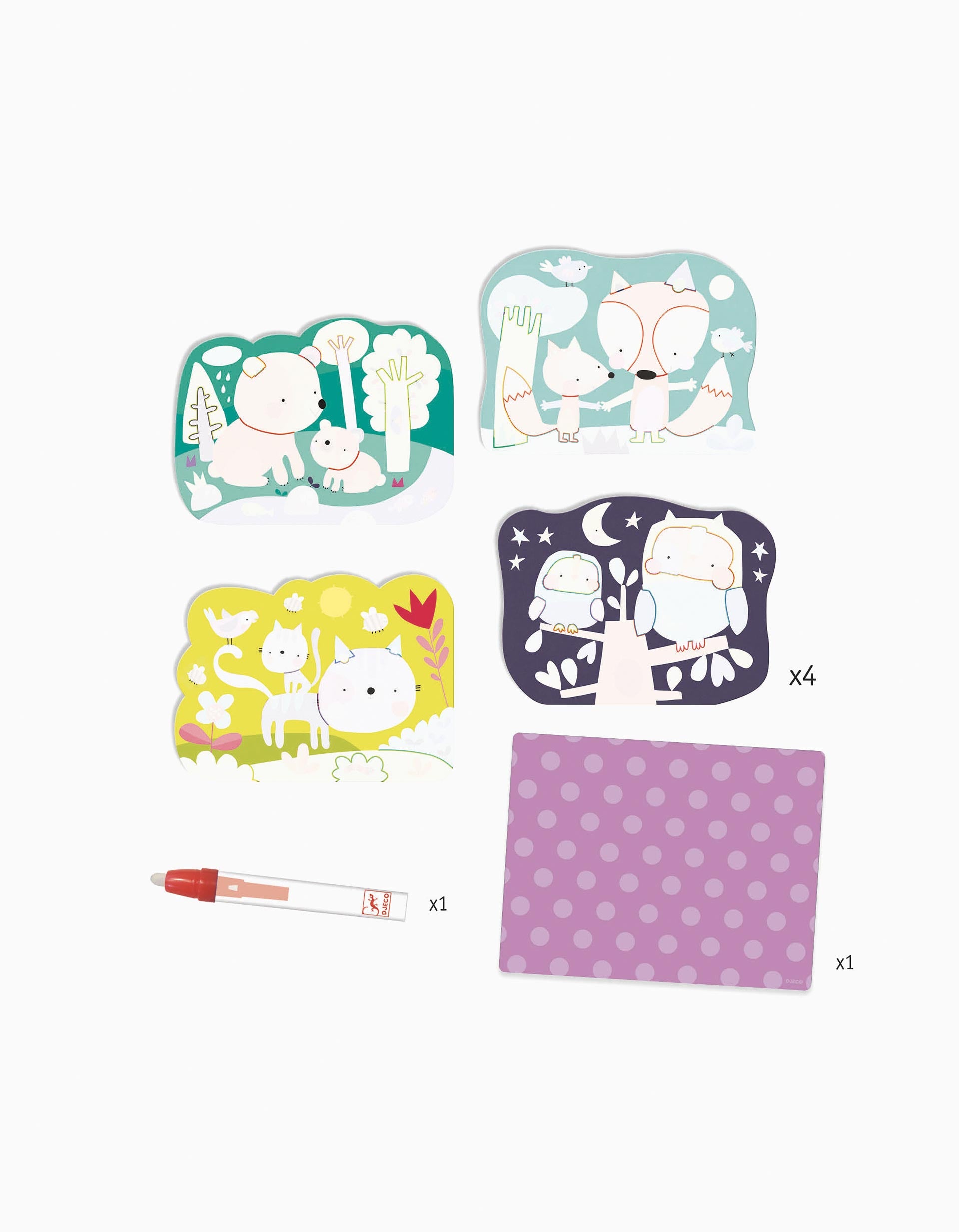 Magic Painting Hidden In The Woods Djeco 18M+