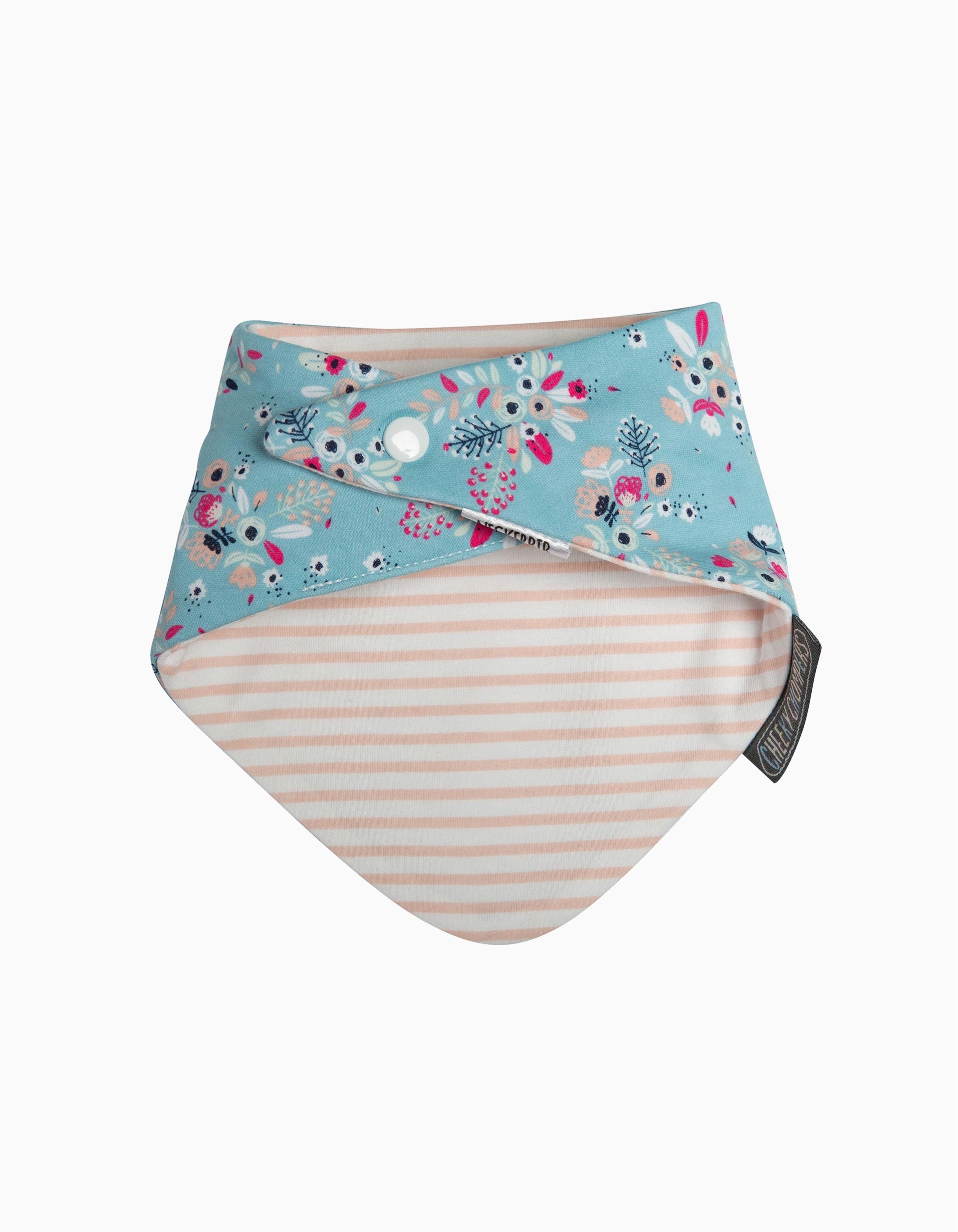 2 Bandanas Cheeky Chompers Botanical Bloom & Made With Love