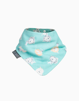 2 Bandanas Muslin Peardrop & Lion Cheeky Chompers