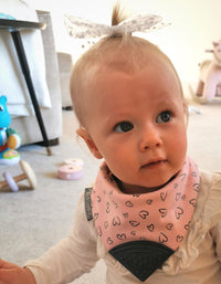 Bandana avec Anneau de Dentition Cheeky Chompers Made With Love