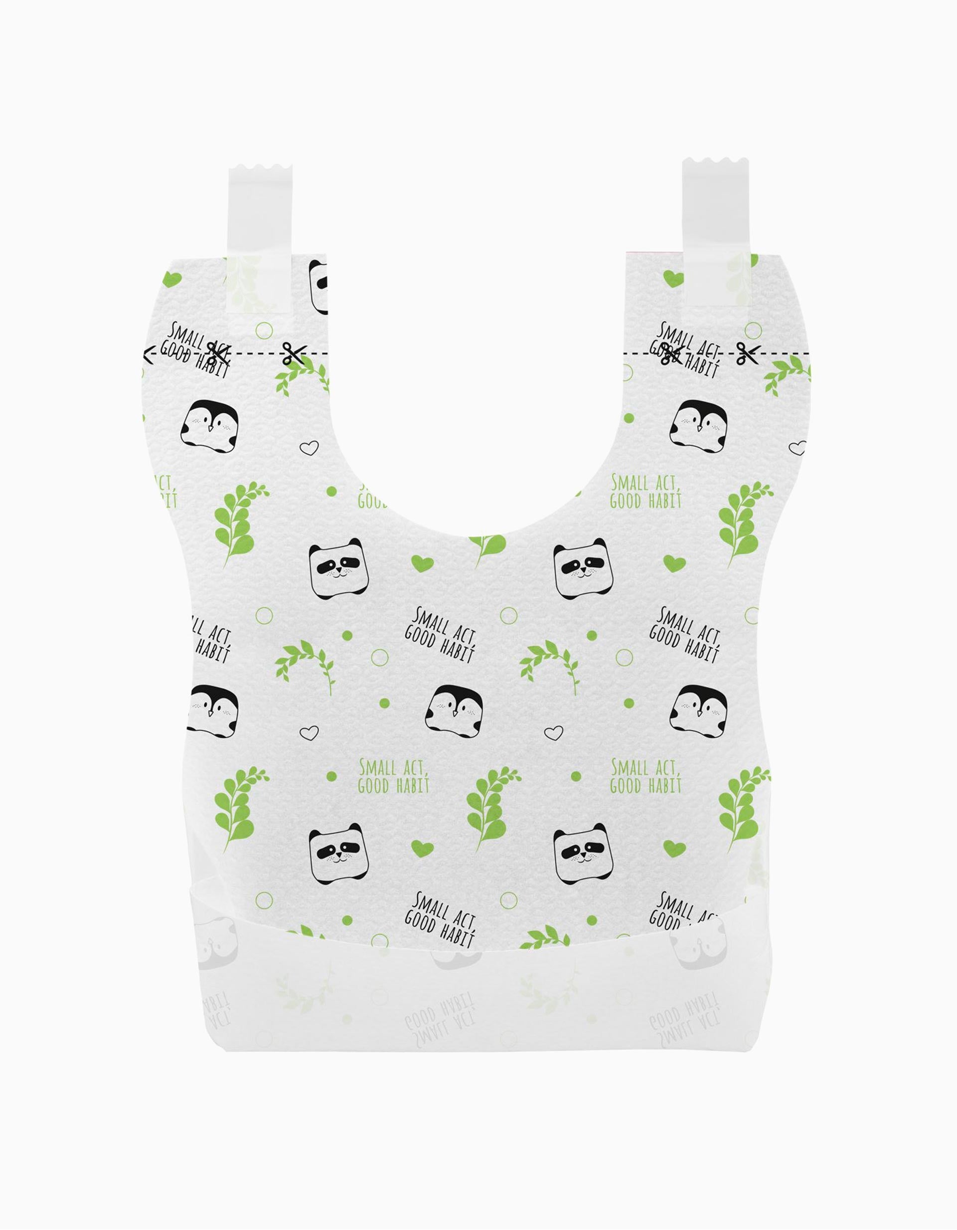 36 Eco Disposable Bibs 6m+