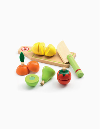 Conjunto de Frutas y Vegetales Djeco 3A+